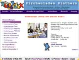 Screenshot zur KIrchenladen-Site